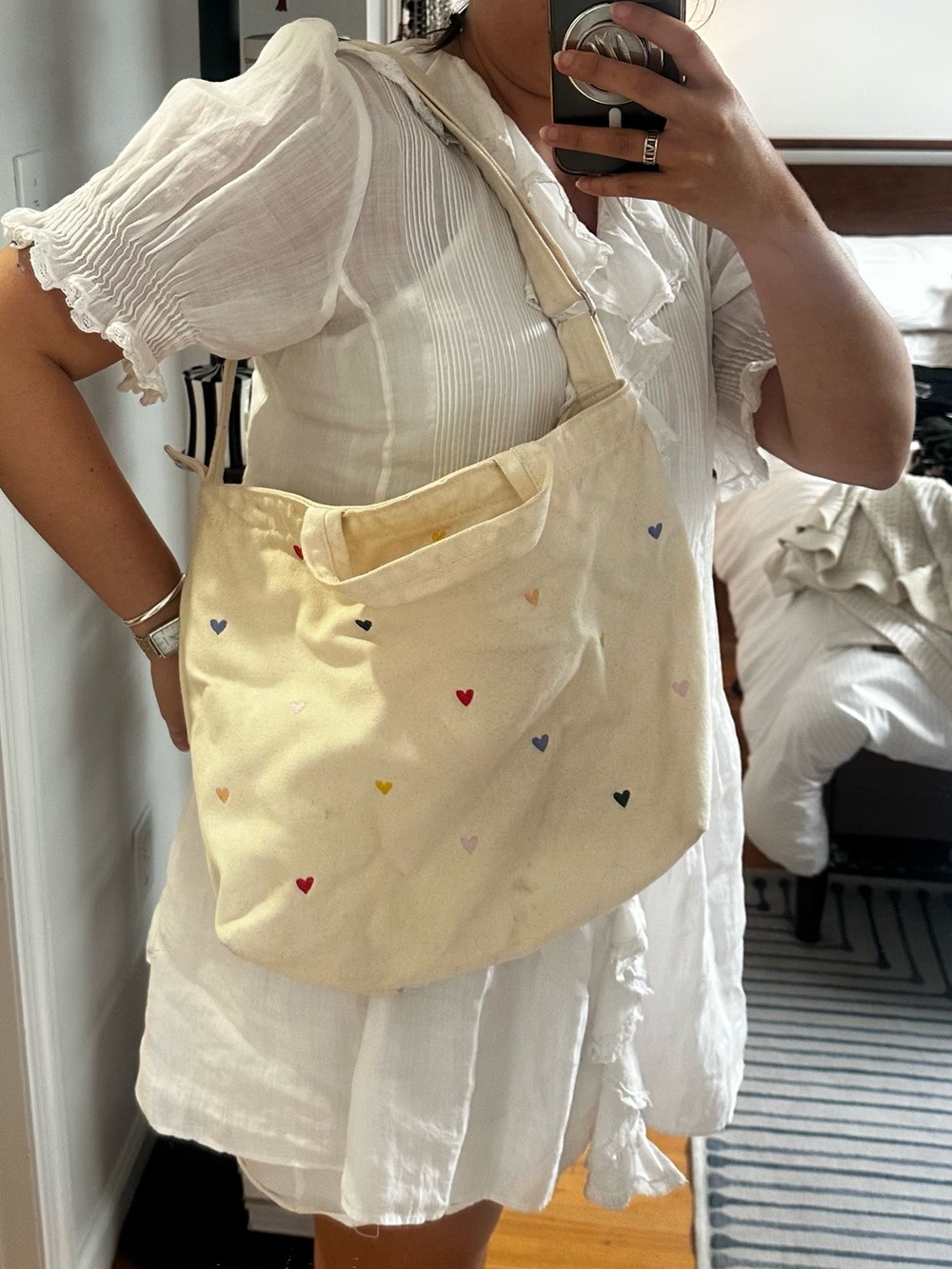 Baggu Embroidered Tote